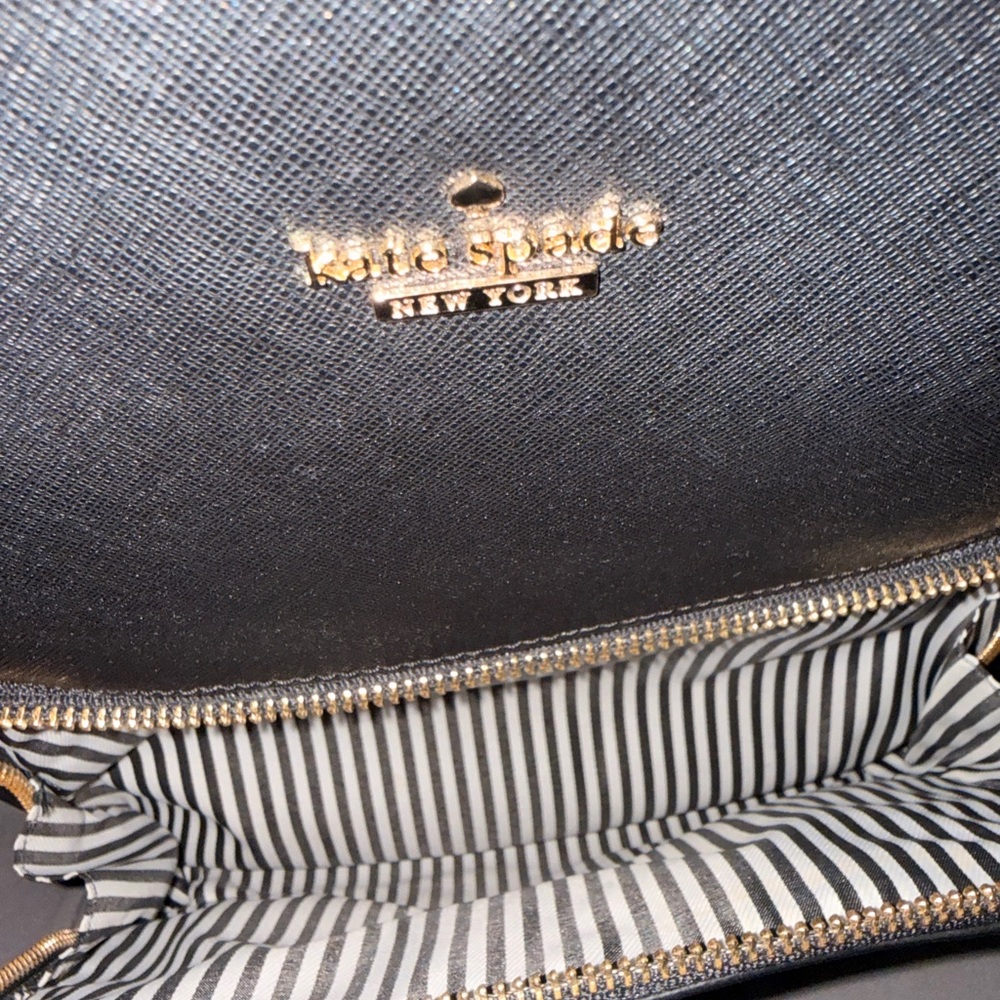 Kate Spade Gray Backpack with Gold Accents - Picture 13 of 15